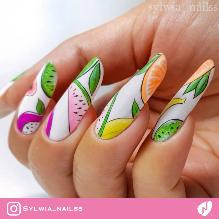 Summer Fruit Nails