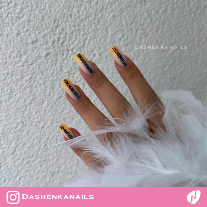 Mango Ombre with Animal Print