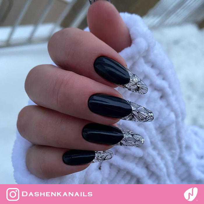 Elegant Stamped Glass Tips