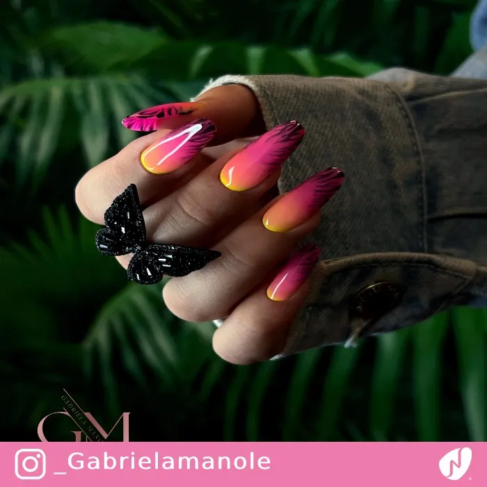 Zebra Print Summer Gradient