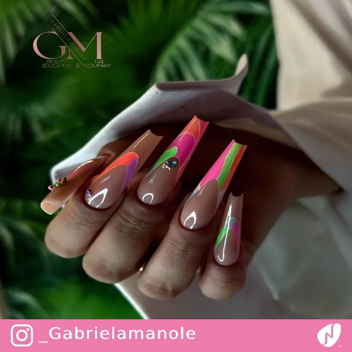 Coffin Nails for Summer