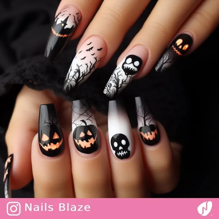 Pumpkin Nails | Halloween - NB402