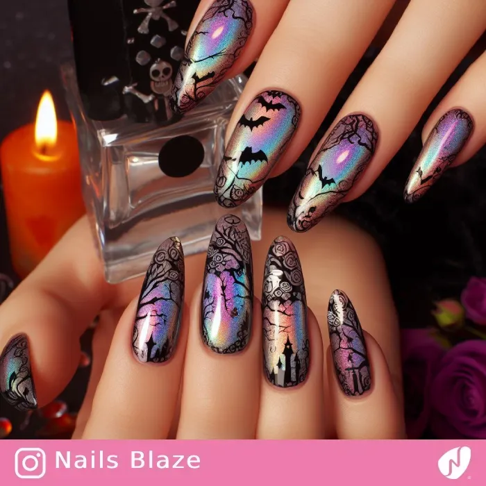 Bat Nails | Halloween - NB507