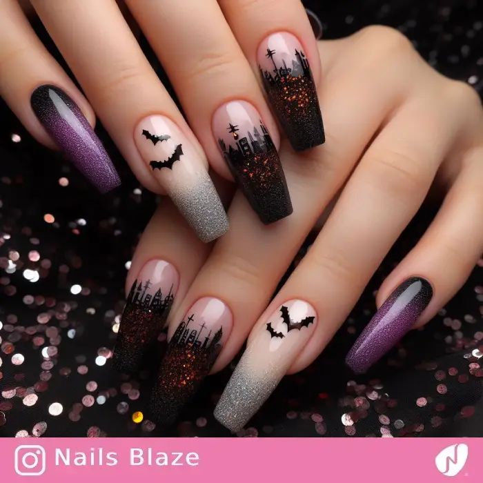 Graveyard Nails | Halloween - NB603