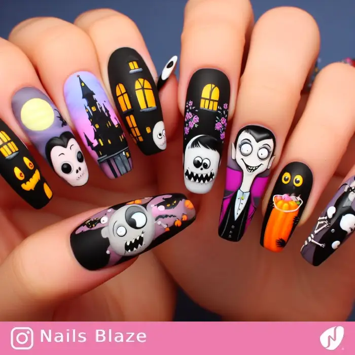 Kids Cartoon-inspired Nails | Halloween - NB613