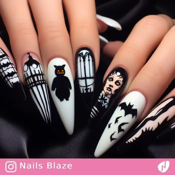 Horror Movie Nails | Halloween - NB633