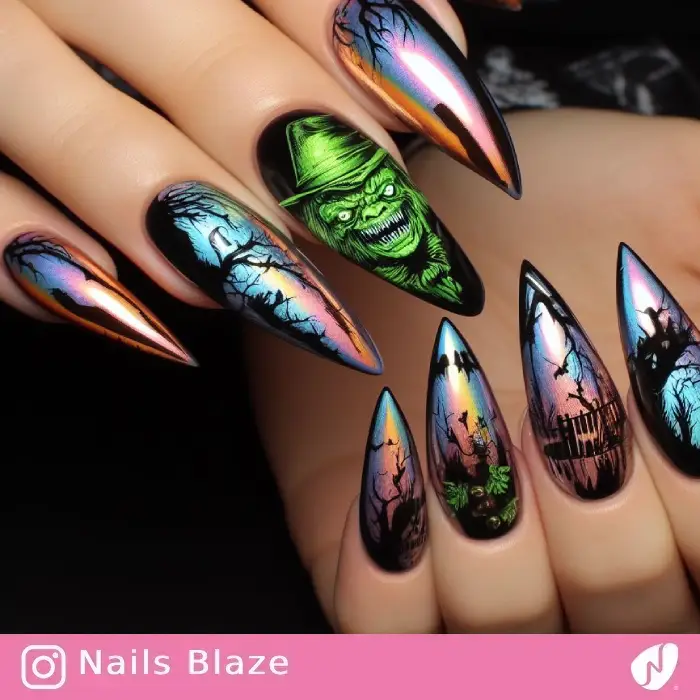 Monster Nails | Halloween - NB659