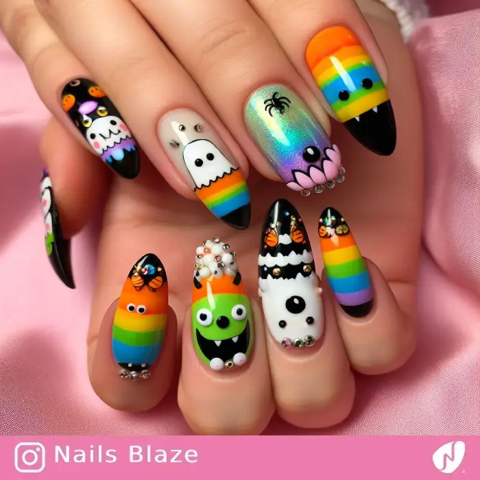 Monster Nails | Halloween - NB687