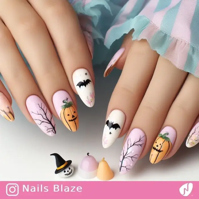 Kids Nail Designs | Halloween - NB726