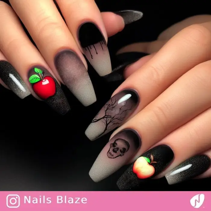 Poison Apple Nails | Halloween - NB735