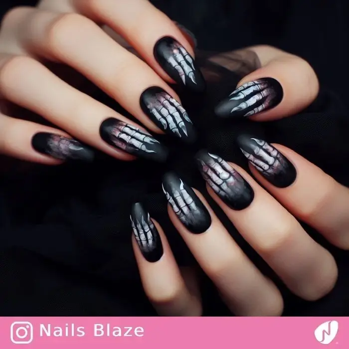 Zombie Hand Nail Designs | Halloween - NB799