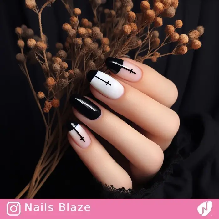 Cross Nails | Halloween - NB865