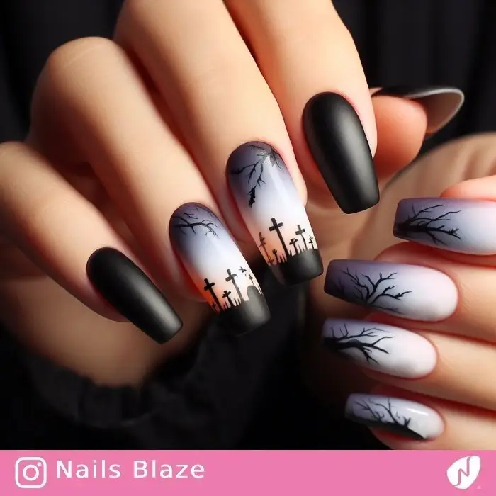 Graveyard Nails | Halloween - NB871