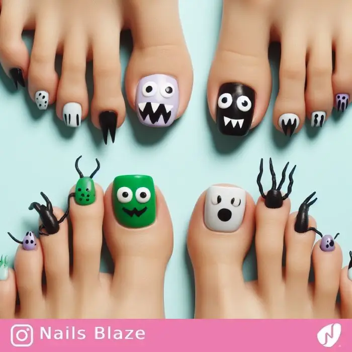 Monster Nails | Halloween - NB886