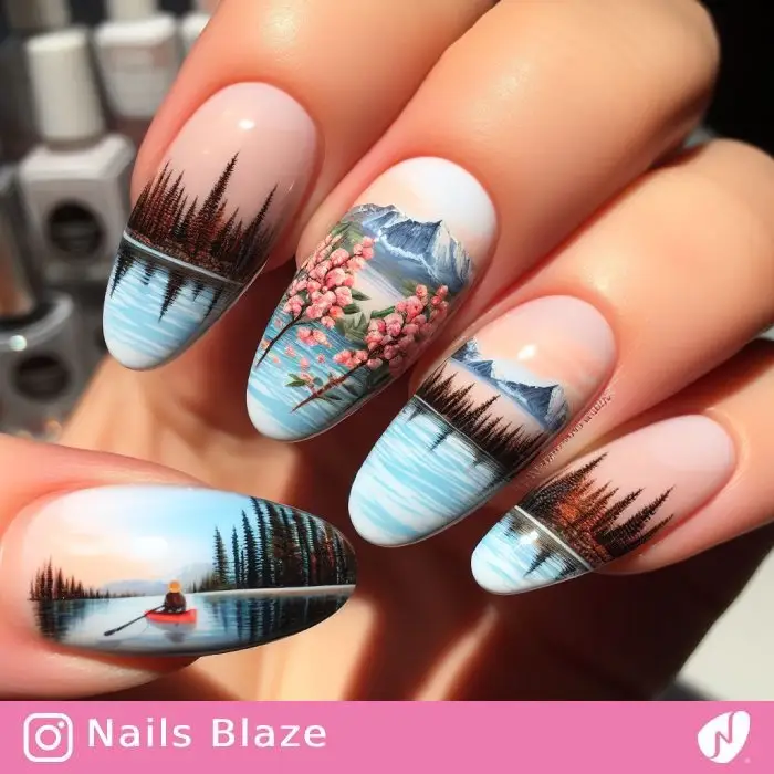 Alberta Lake Louise Nails | Travel and Tourism - NB941