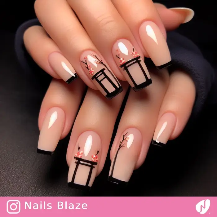 Torii Gates Nails | Cultural - NB1004