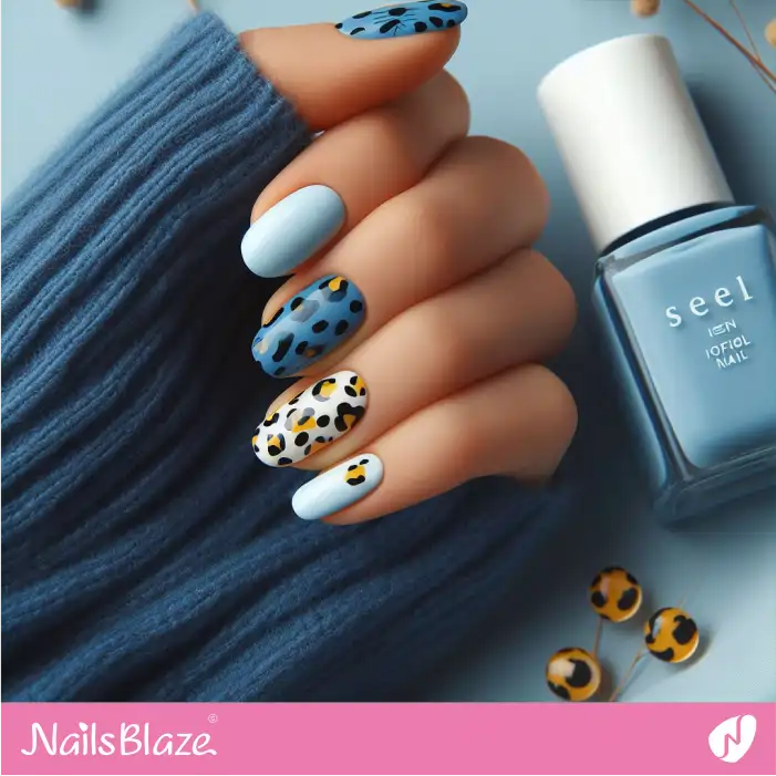 Casual Leopard Print Nails | Animal Print Nails - NB2625