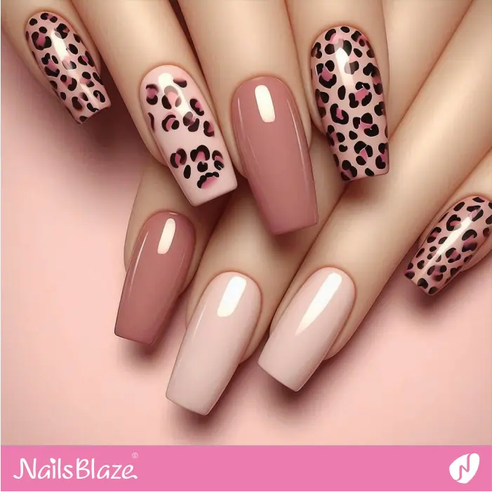 Leopard Pattern for Glossy Nails Design | Leopard Print Nails- NB8092